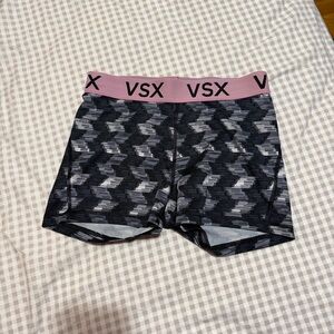 VSX Women's Athletic Shorts with Black and Pink Design